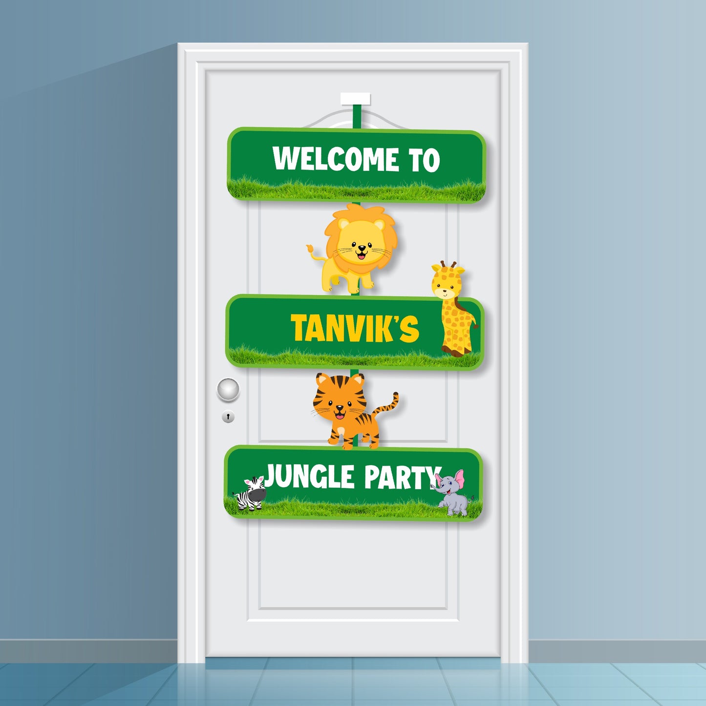 Jungle Theme Door Poster