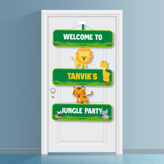 Jungle Theme Door Poster