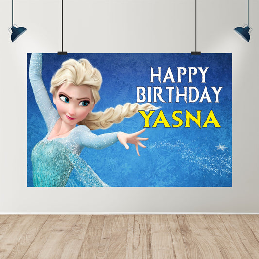 Frozen Theme Classic Backdrop