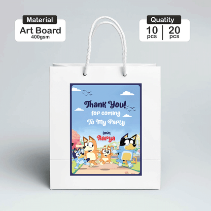 Personalised Bluey Return Gift Bags, 5, 10 or 20 — product image 2