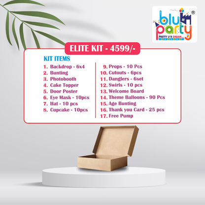 Dinosaur birthday theme personalized Elite combo kit product list for kids
