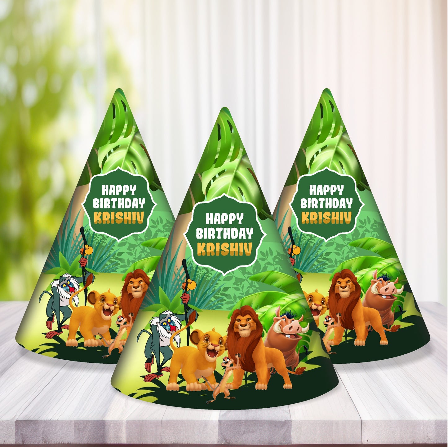 Lion King Theme Personalized Hat