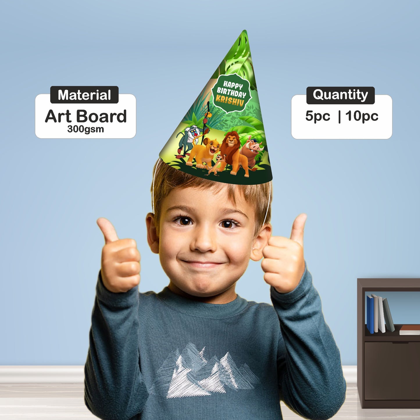 Lion King Theme Personalized Hat