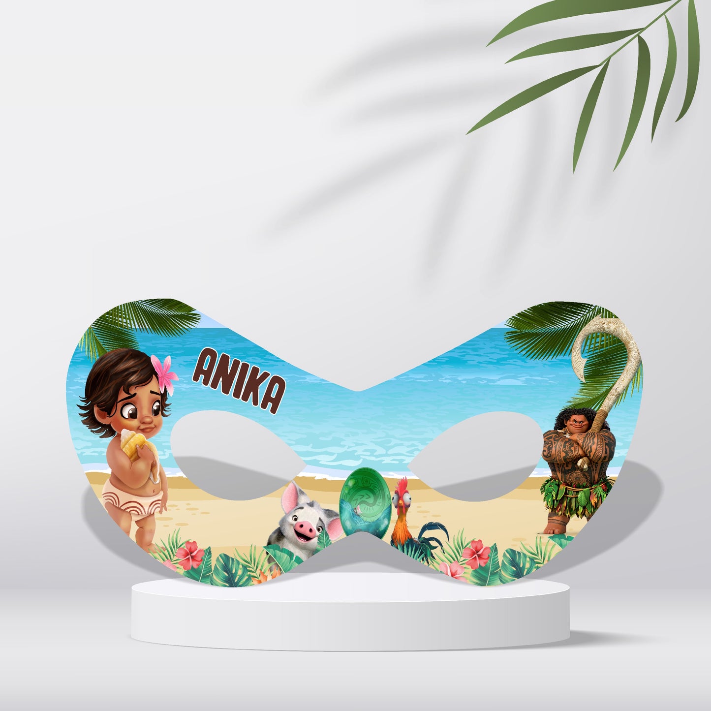Moana Theme Personalized Eye Mask
