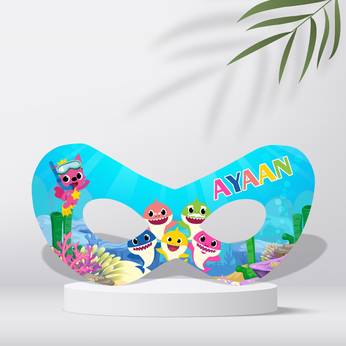 Baby Shark Theme Eye Mask