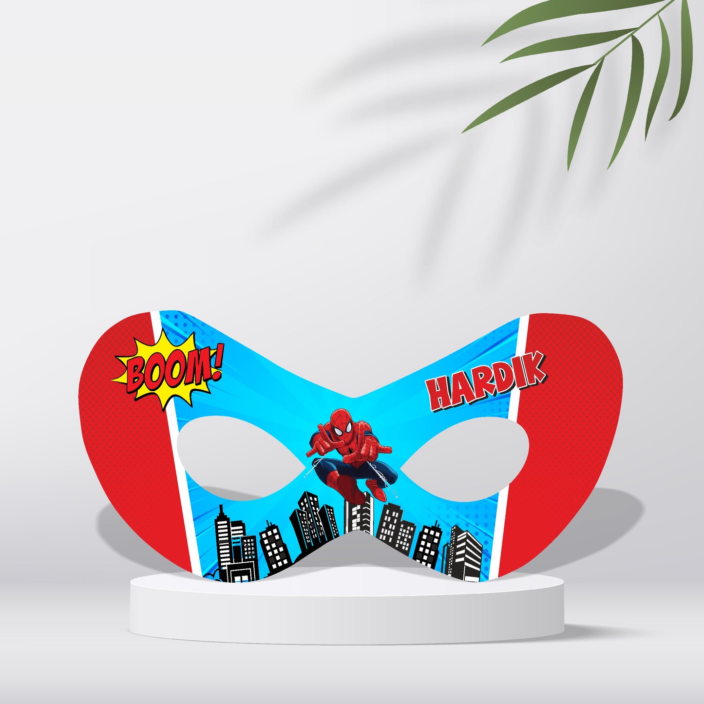 Spiderman Theme Eye Mask