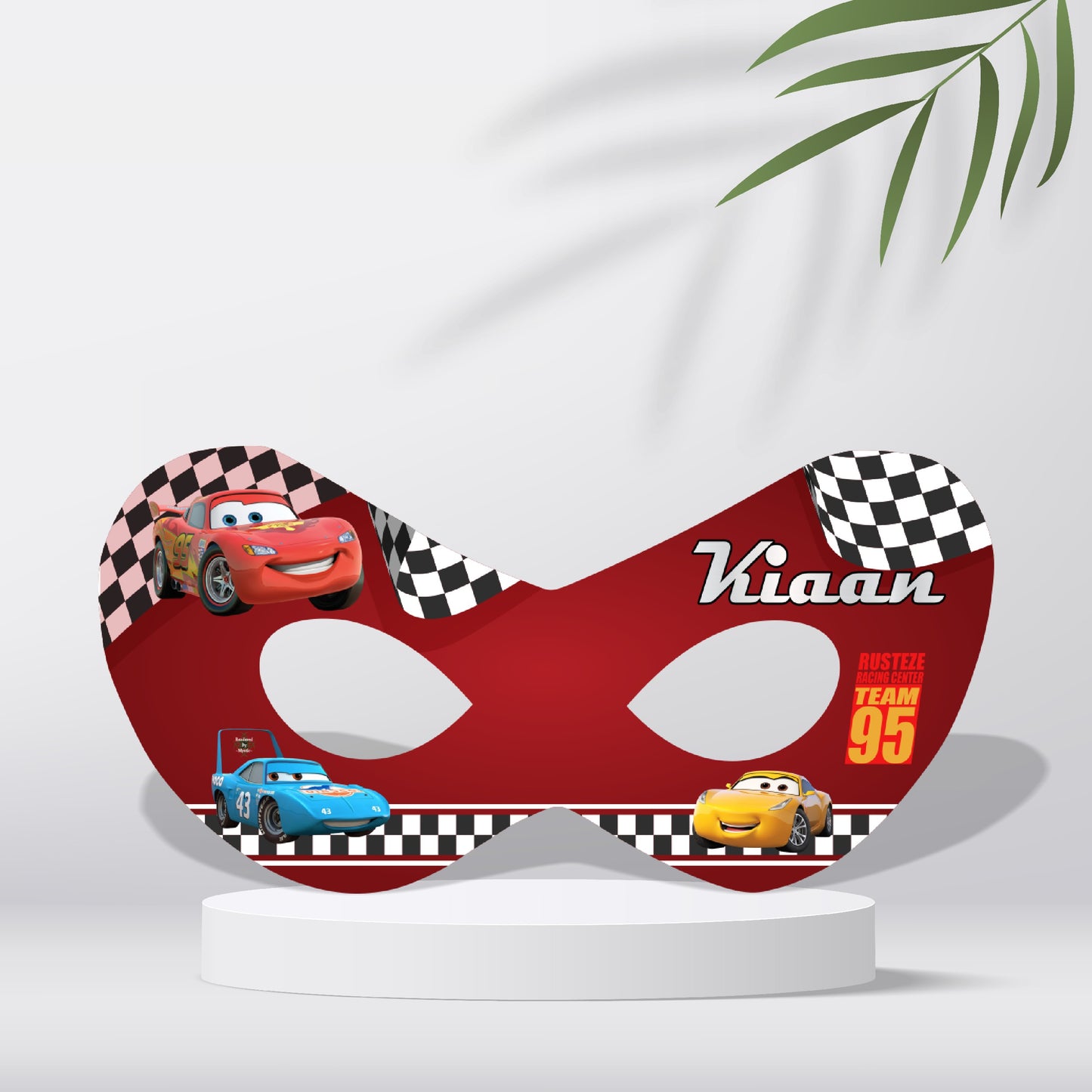 McQeen Car Theme Eye Mask