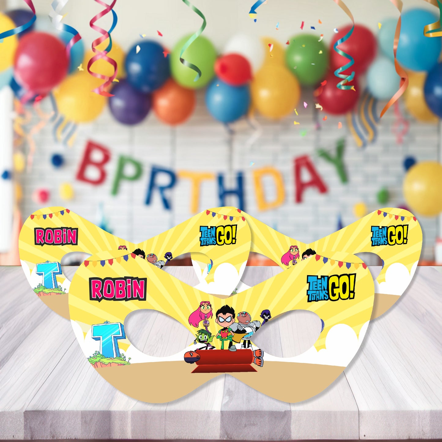 Teen Titans Theme Eye Mask