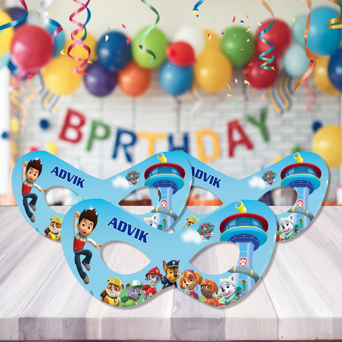 Paw Patrol Theme Eye Mask