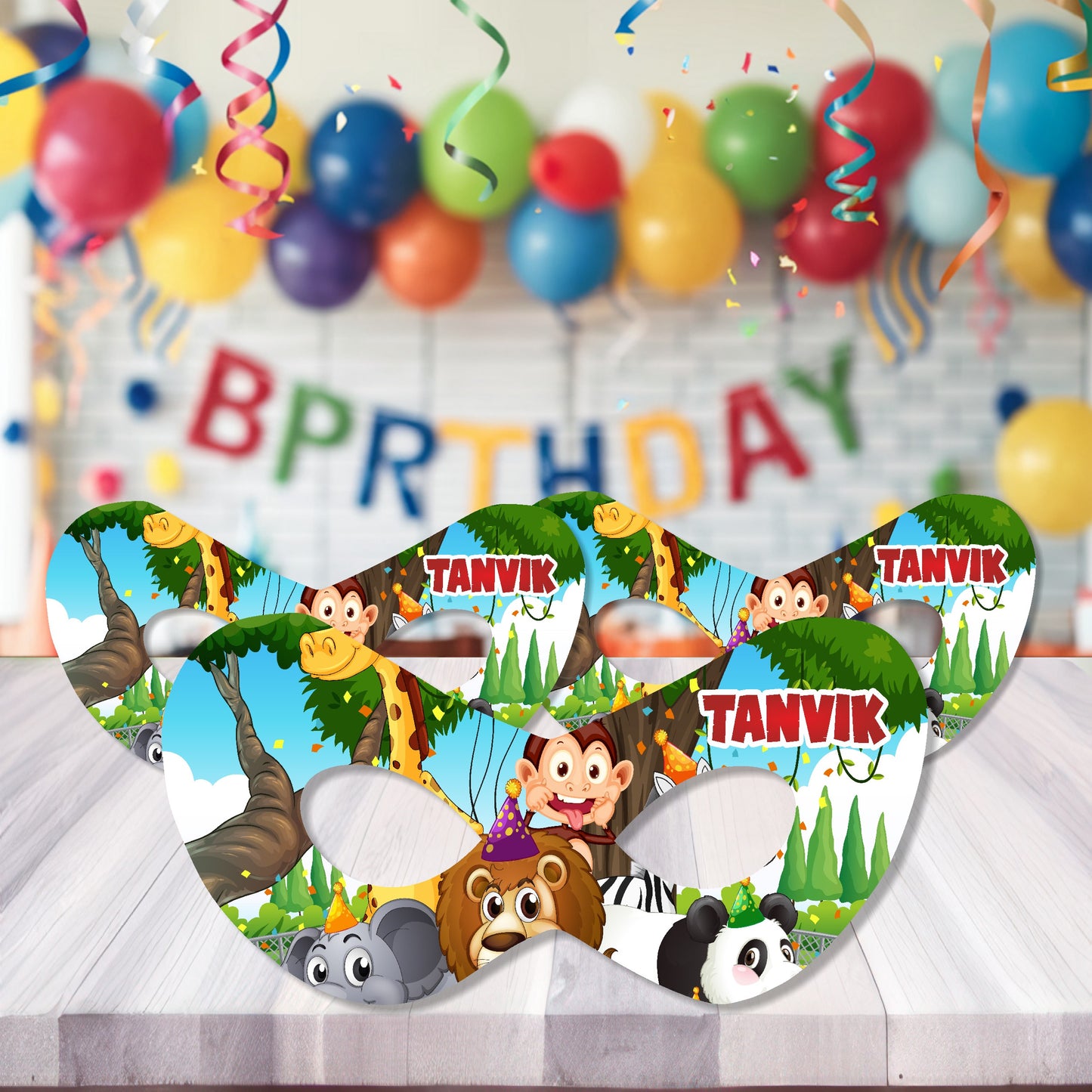 Jungle Theme Customized Eye Mask