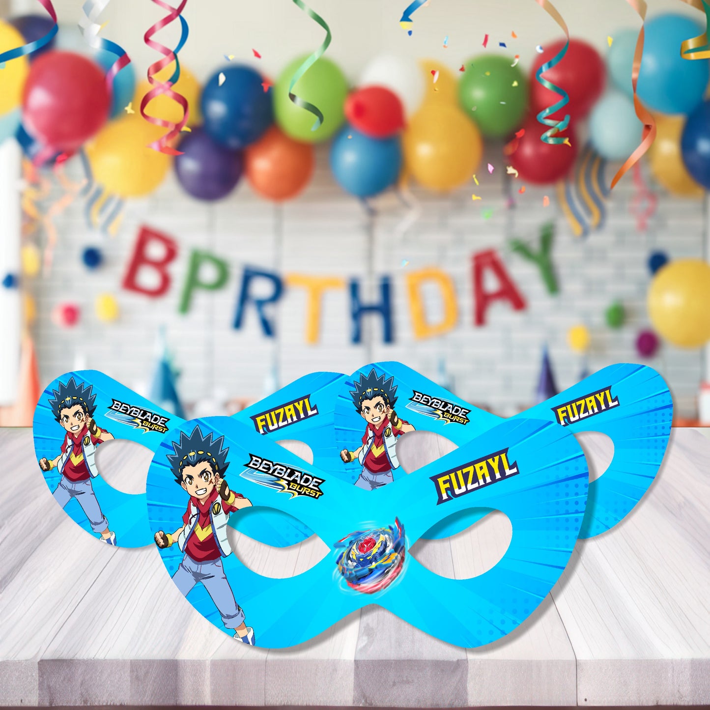 Beyblade Theme Eye Mask