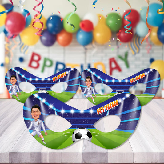 Football Theme Personalized Eye Mask