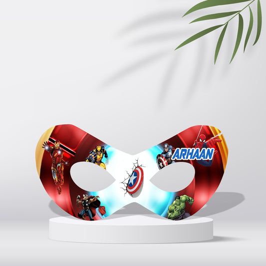 Avengers Theme Personalized Eye Mask