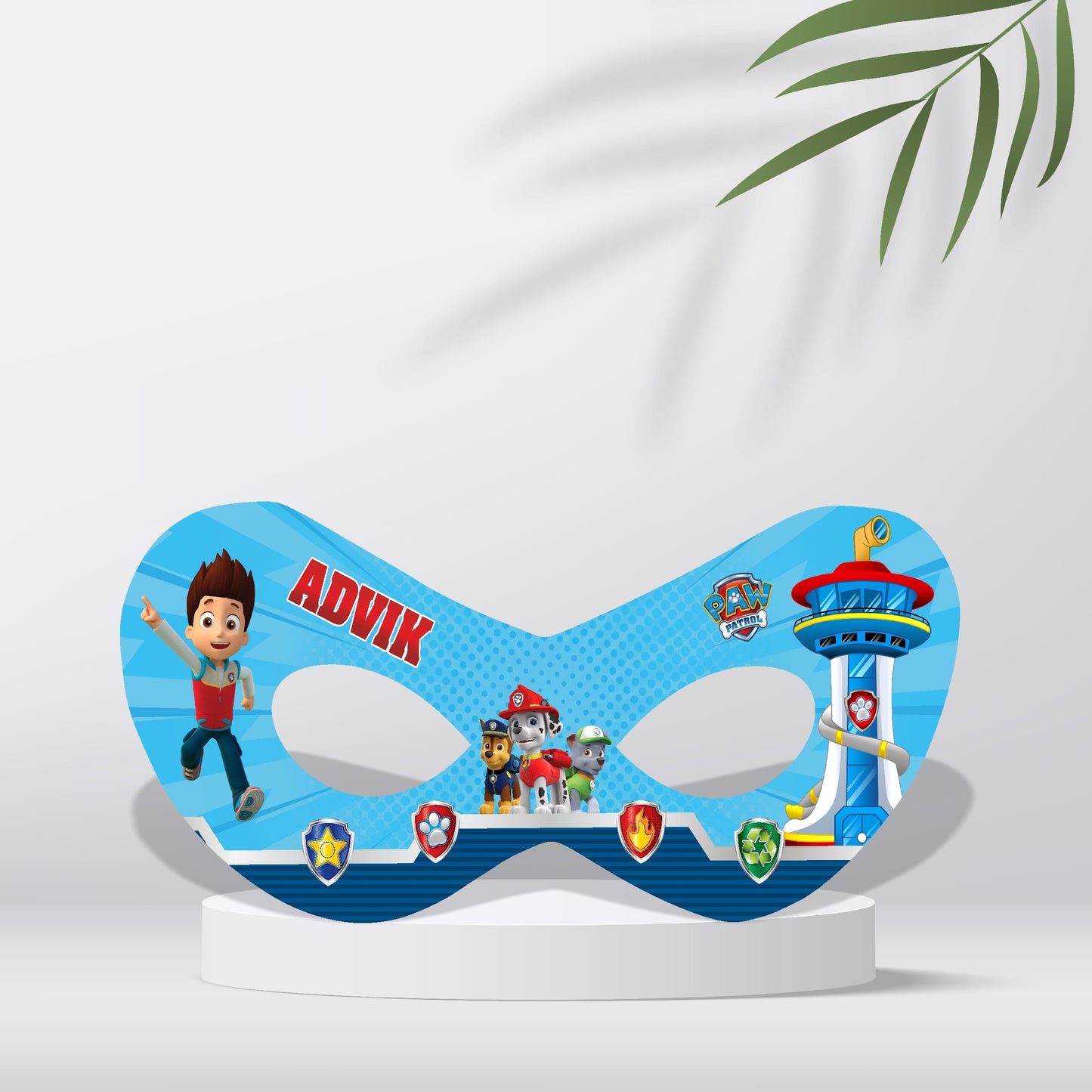 Paw Patrol Theme Personalized Eye Mask