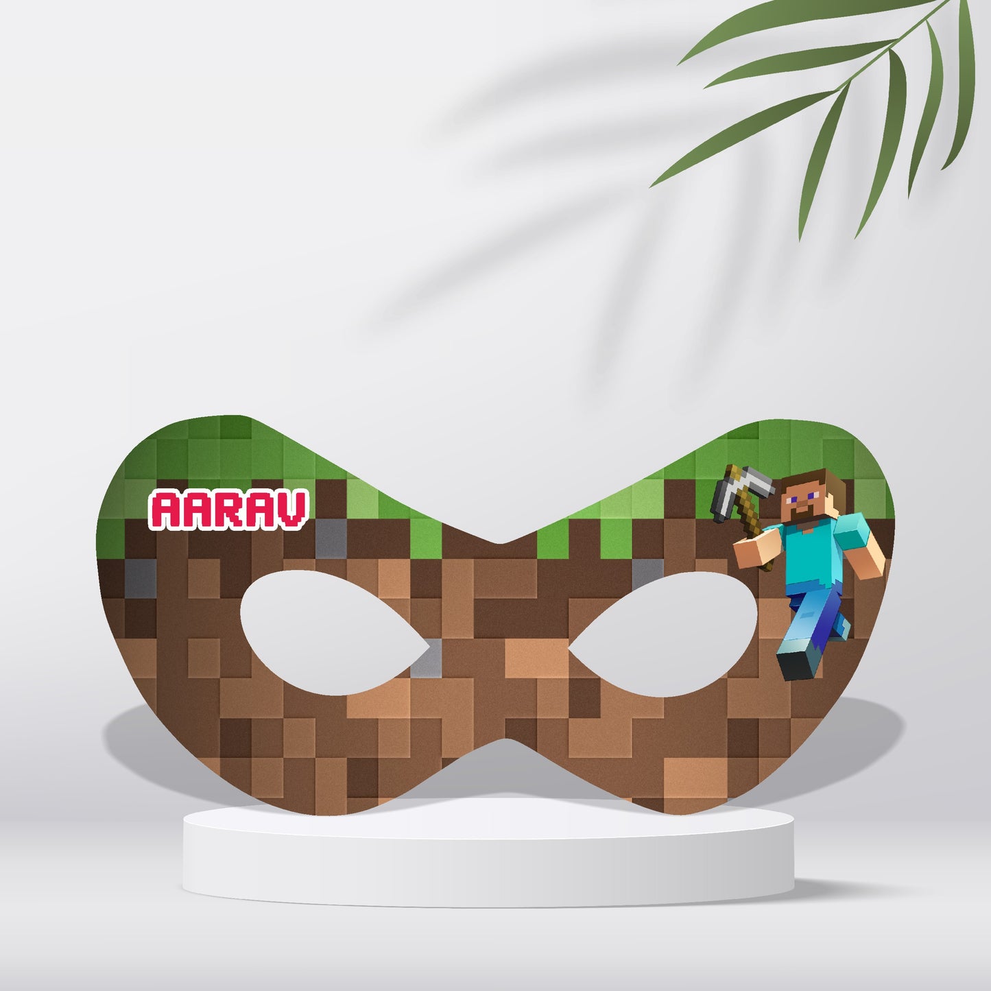 Minecraft Theme Personalized Eye Mask