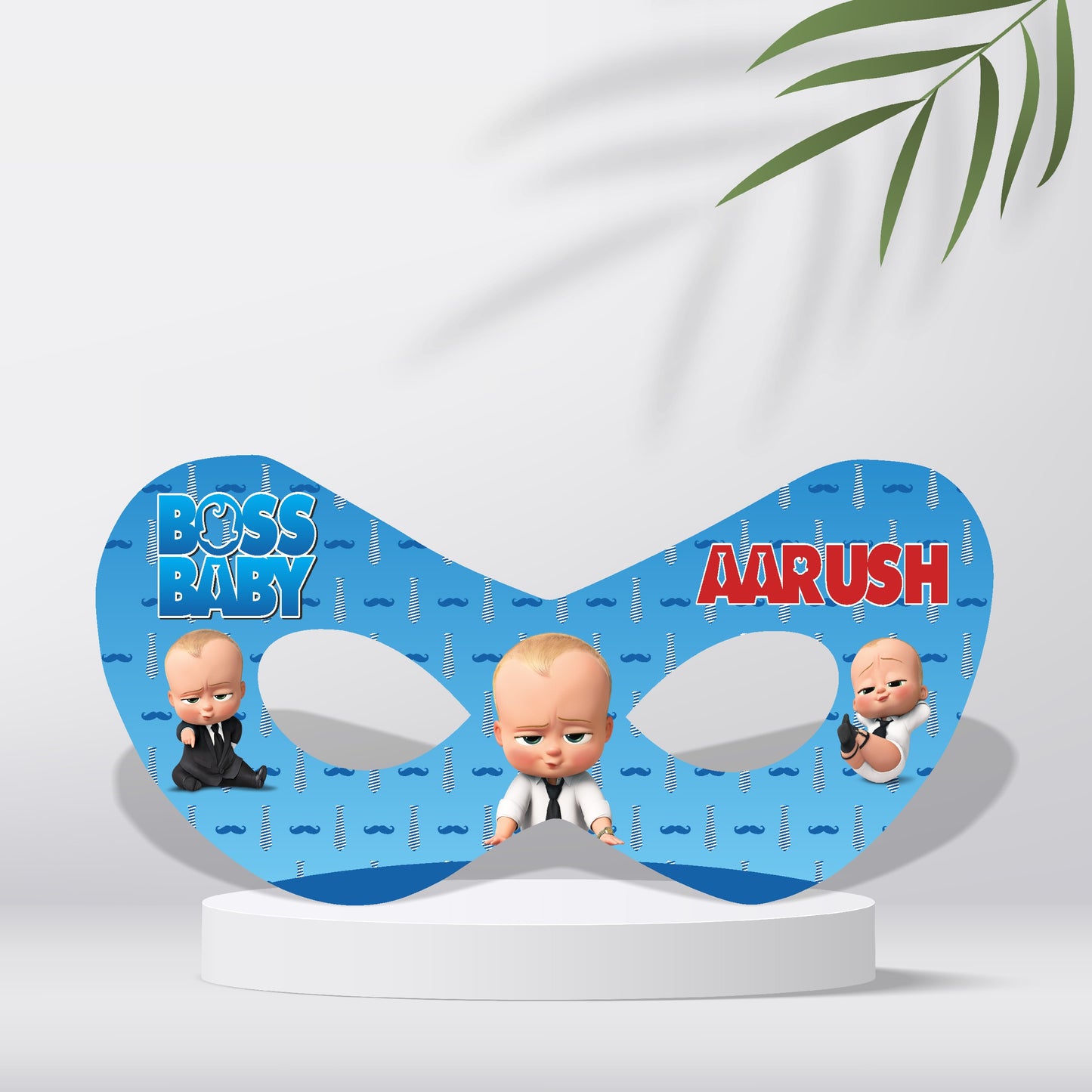 Boss Baby Theme Personalized Eye Mask