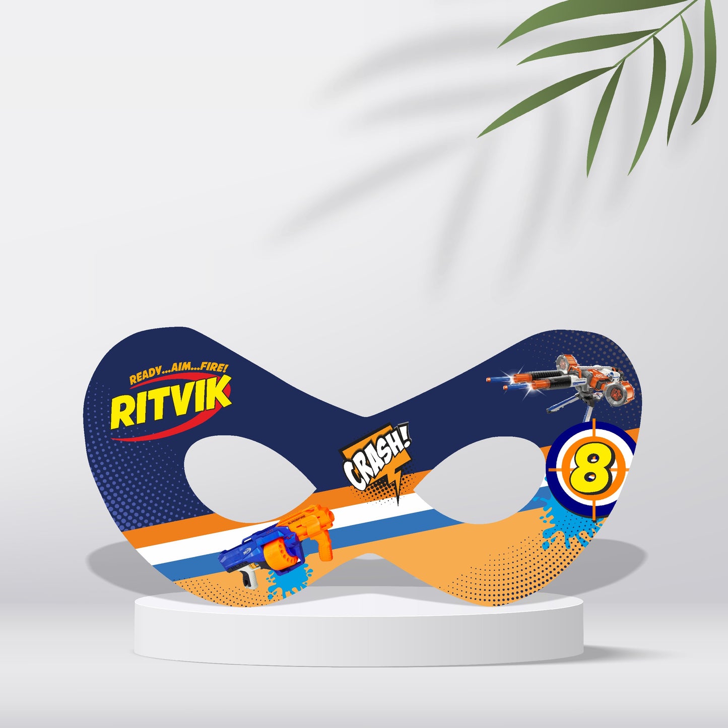 Nerf Gun Theme Eye Mask