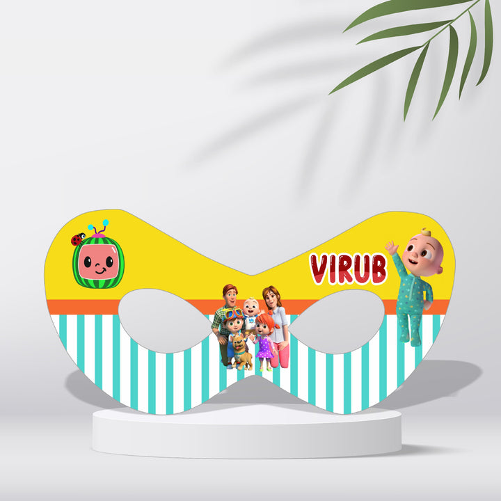 Cocomelon Theme Personalized Eye Mask My Store
