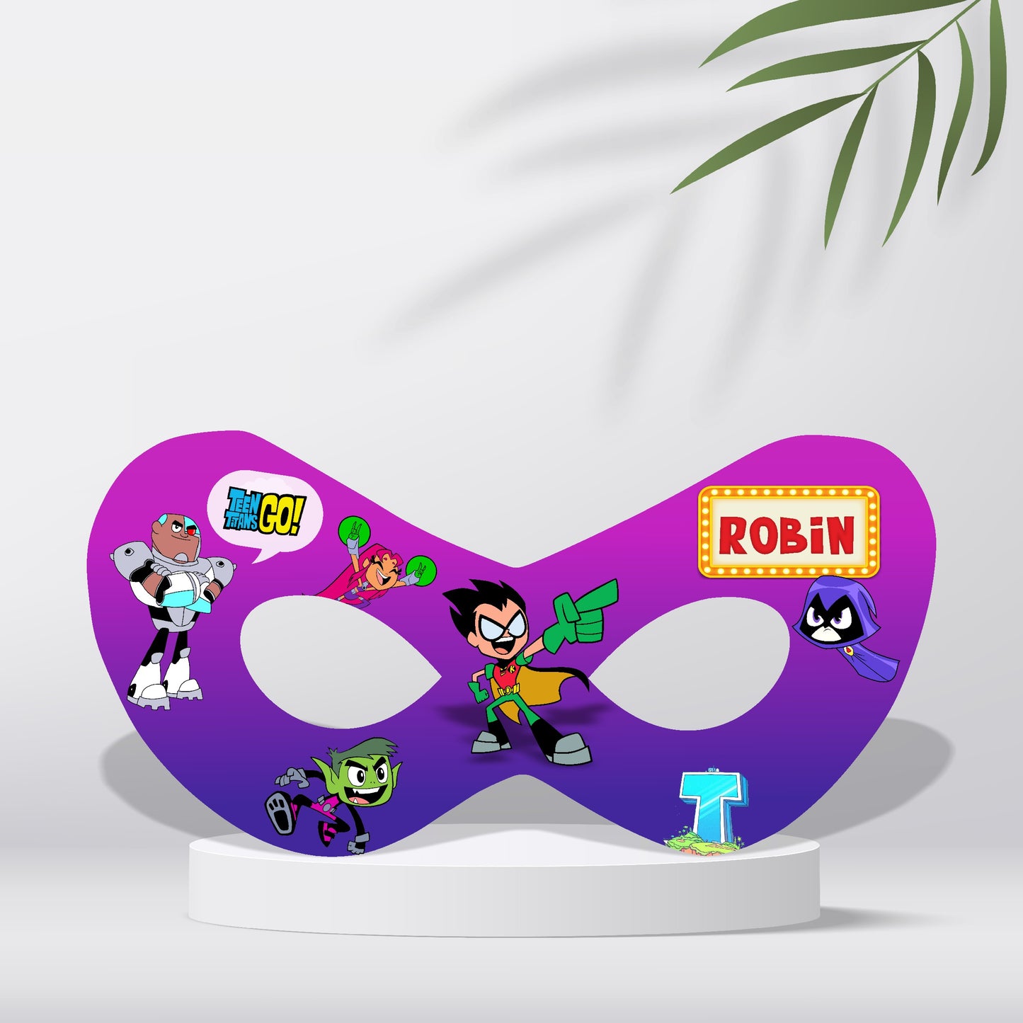 Teen Titans Theme Personalized Eye Mask