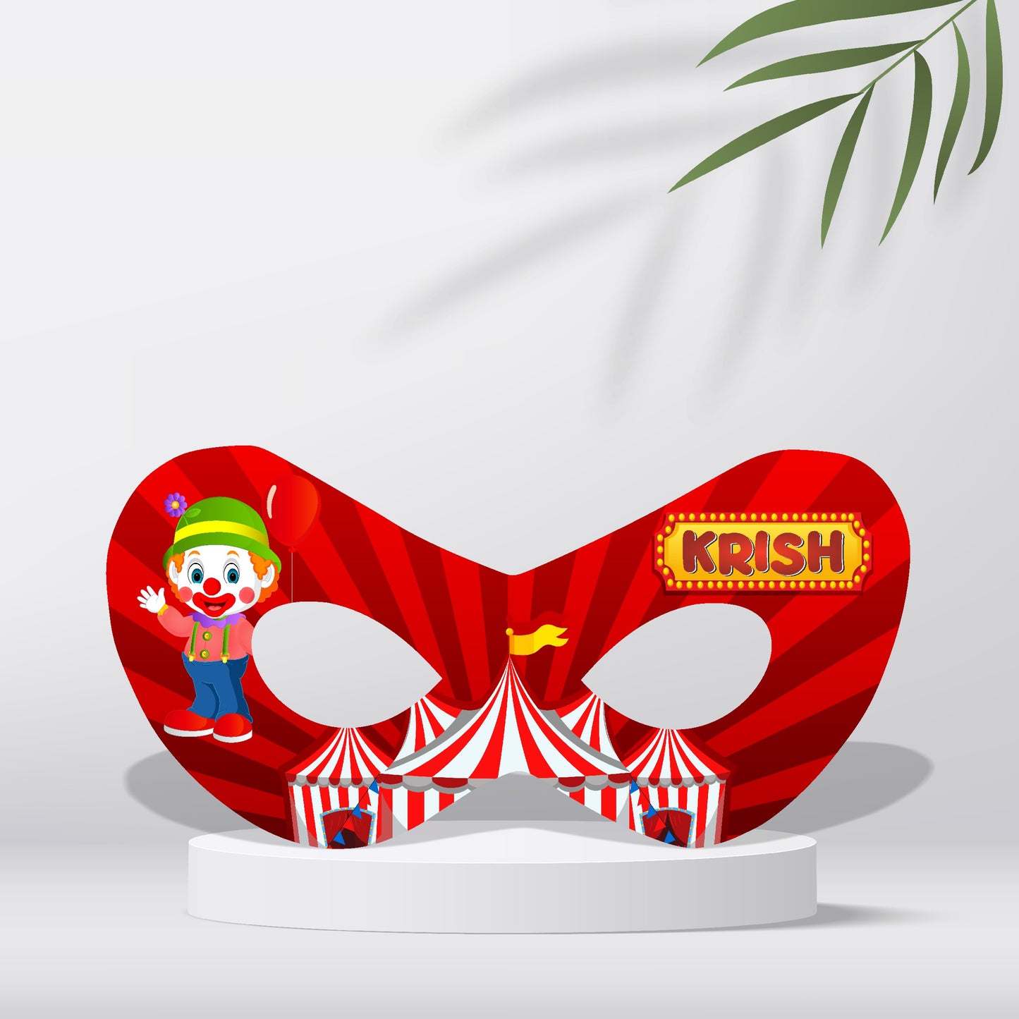 Carnival Theme Personalized Eye Mask