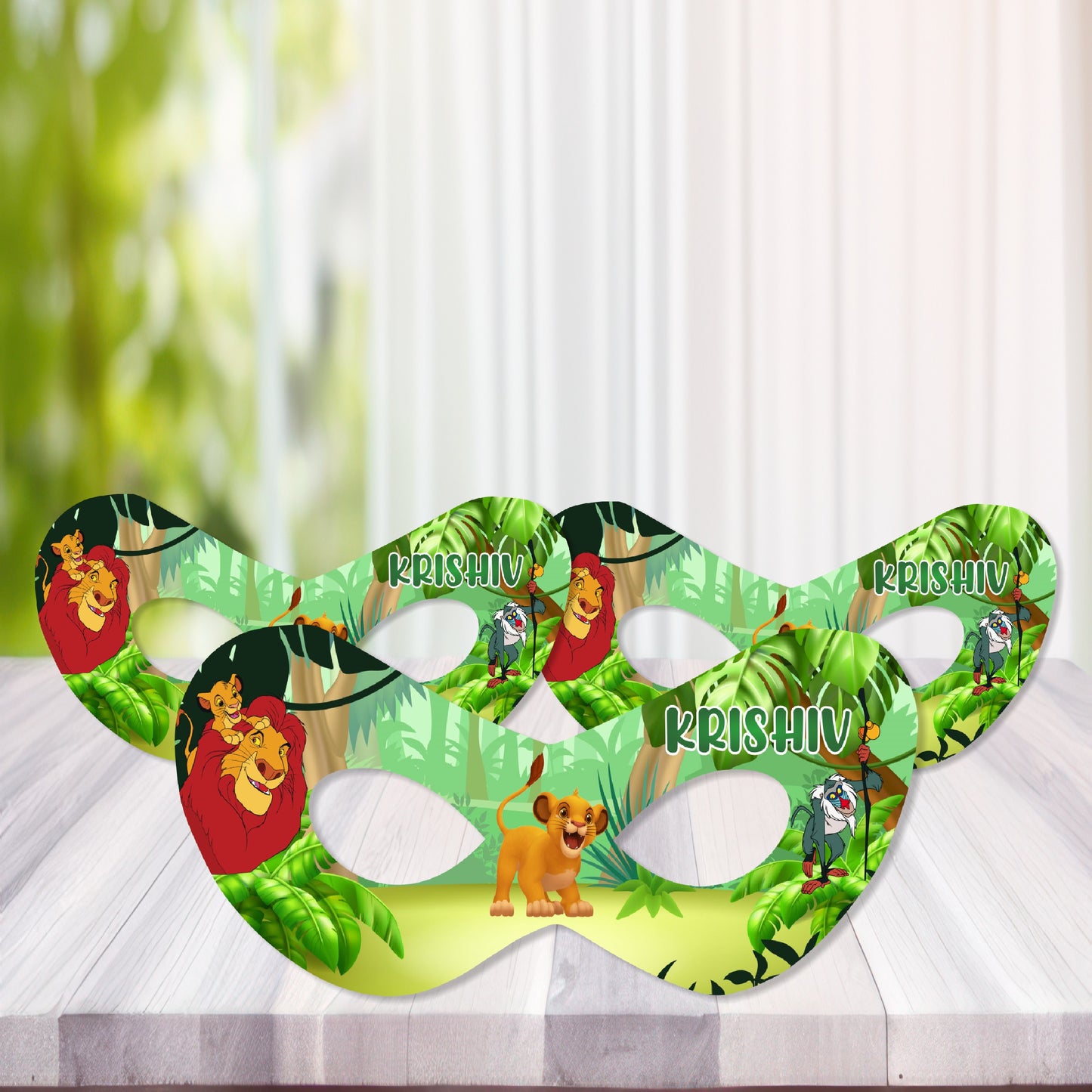 Lion King Theme Personalized Eye Mask