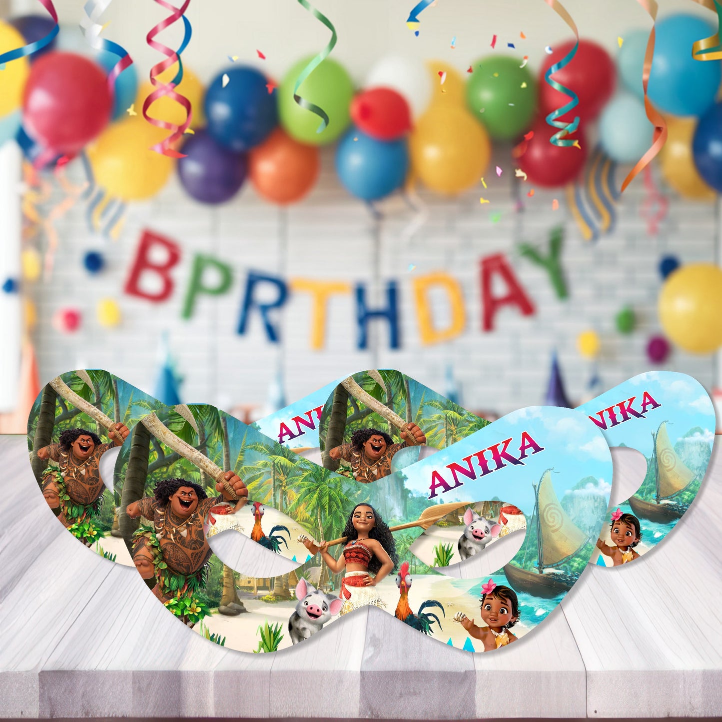 Moana Theme Customized Eye Mask