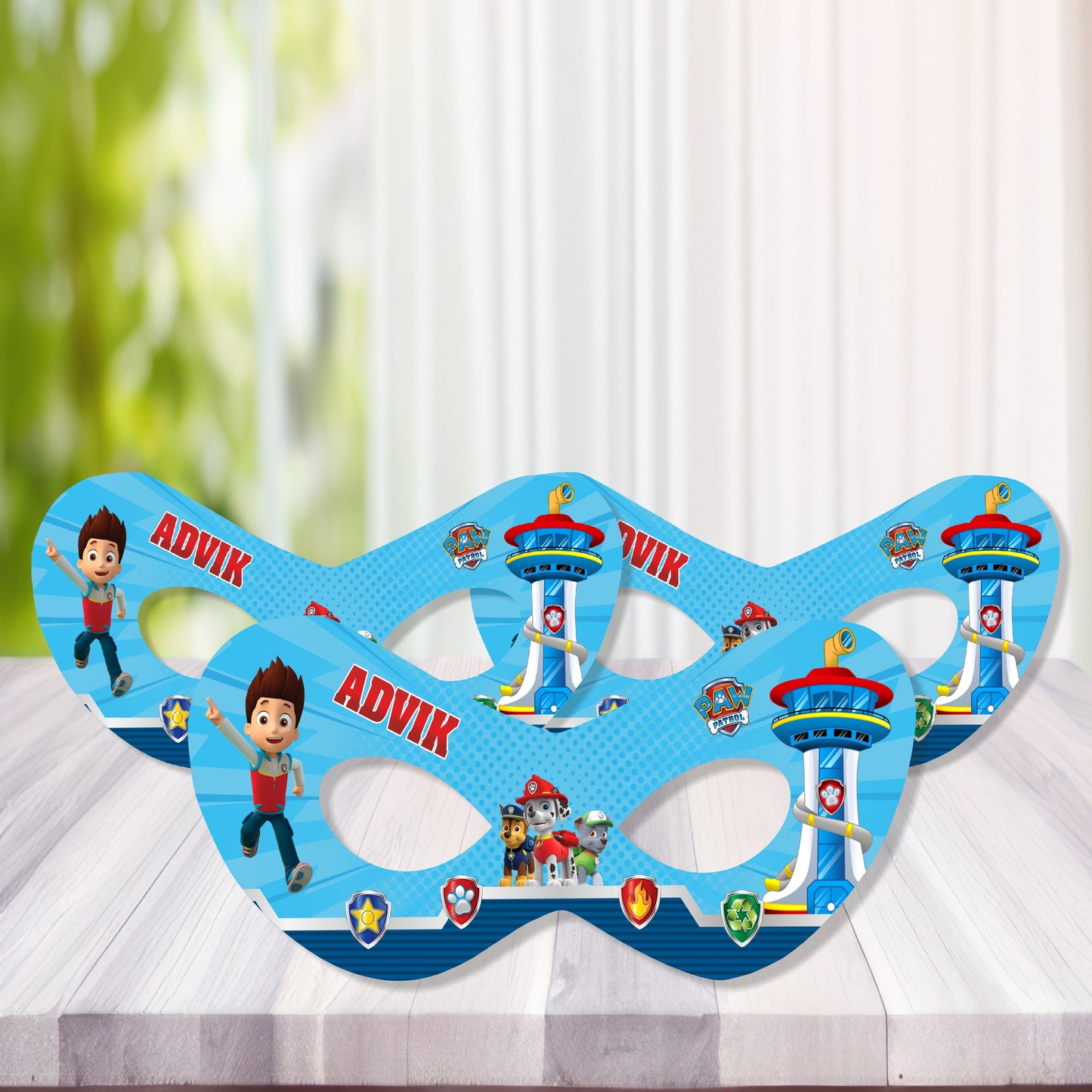 Paw Patrol Theme Personalized Eye Mask