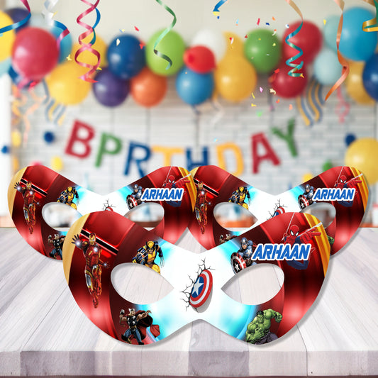 Avengers Theme Personalized Eye Mask