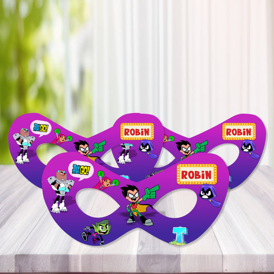 Teen Titans Theme Personalized Eye Mask