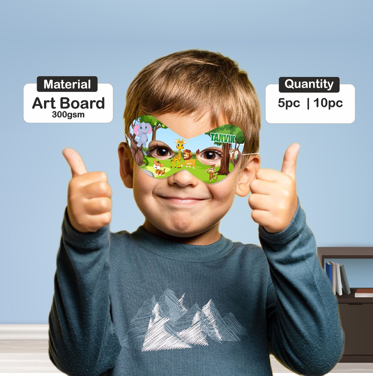 Jungle Theme Eye Mask