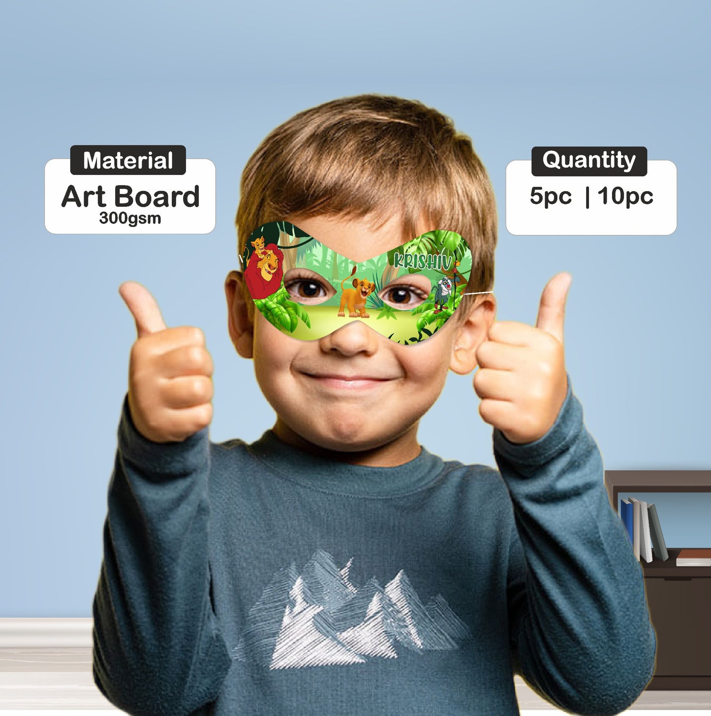 Lion King Theme Personalized Eye Mask