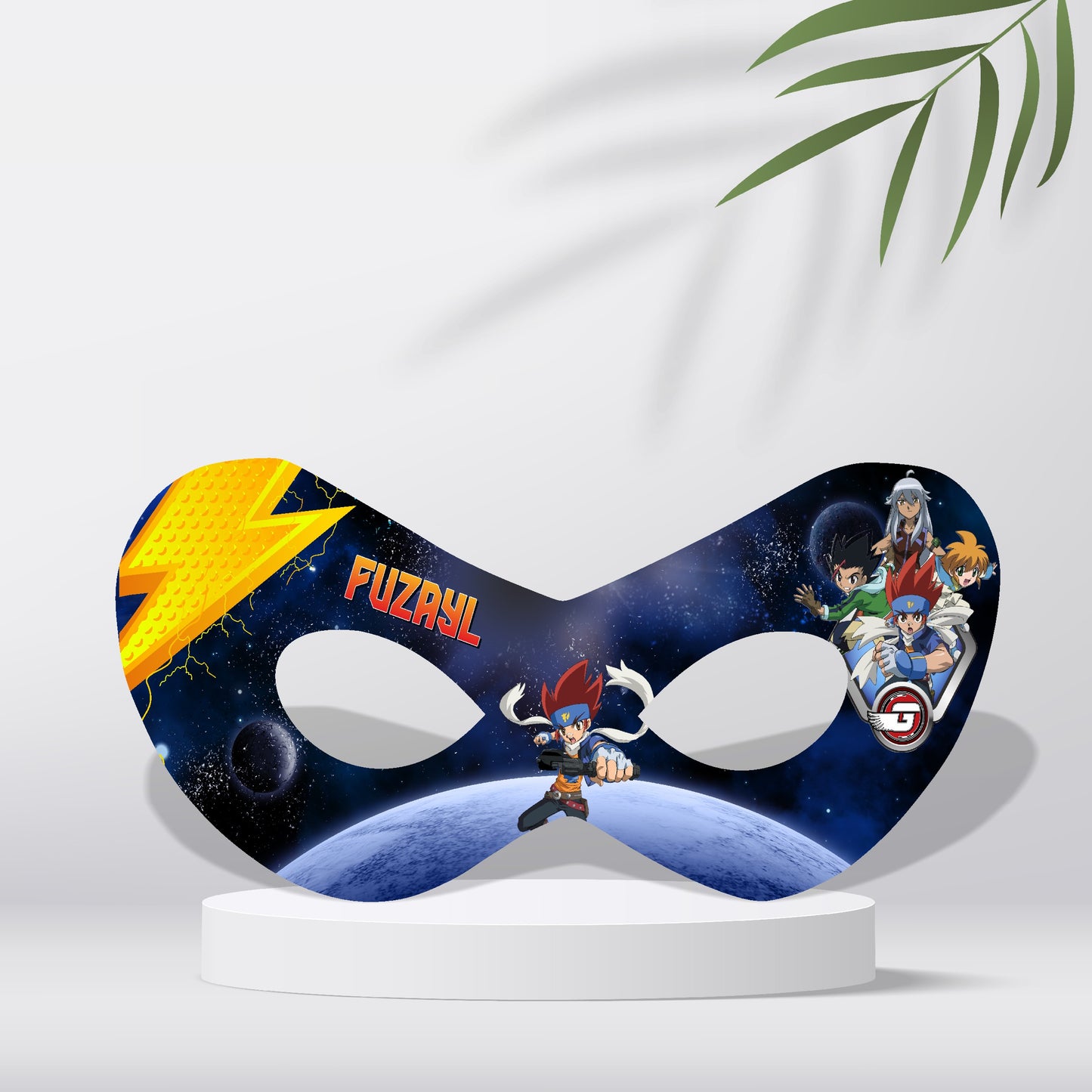 Beyblade Theme Customized Eye Mask