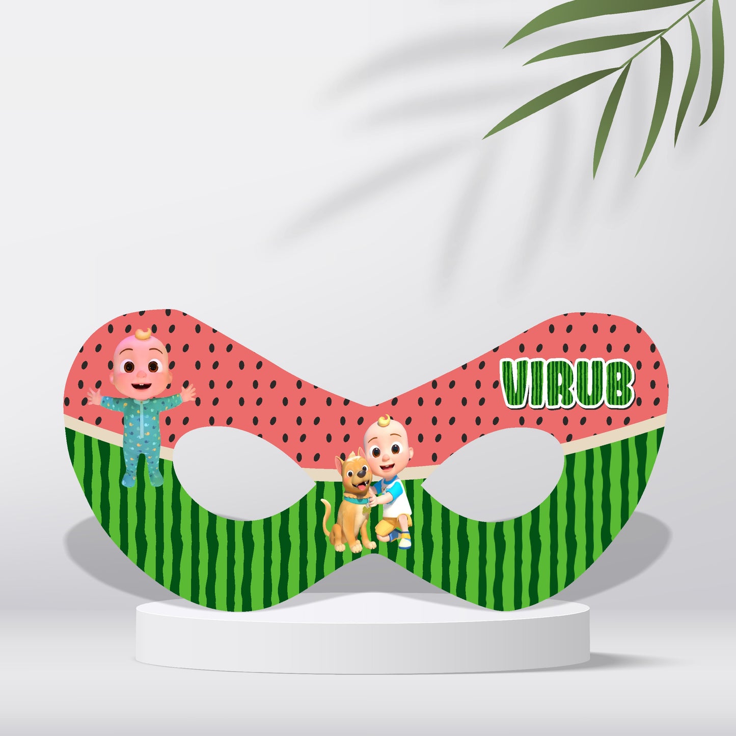 Cocomelon Theme Customized Eye Mask