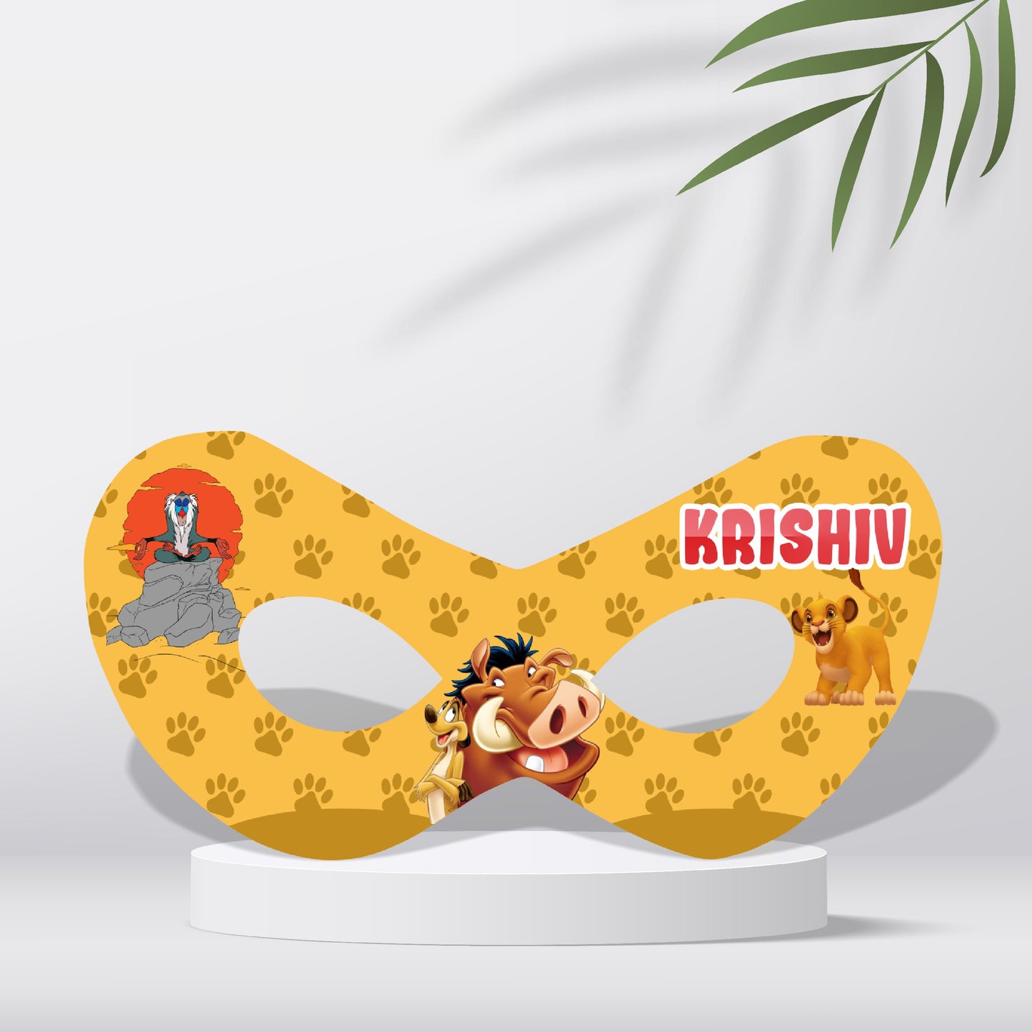Lion King Theme Customized Eye Mask