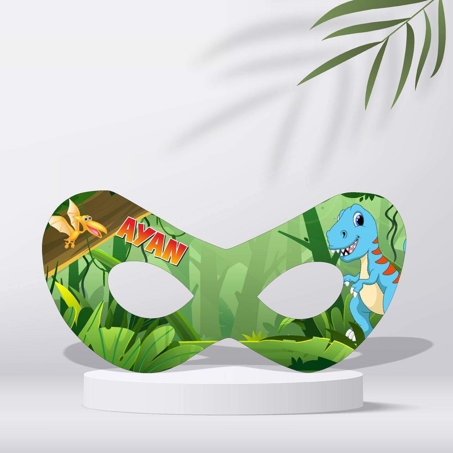 Dino Theme Customized Eye Mask
