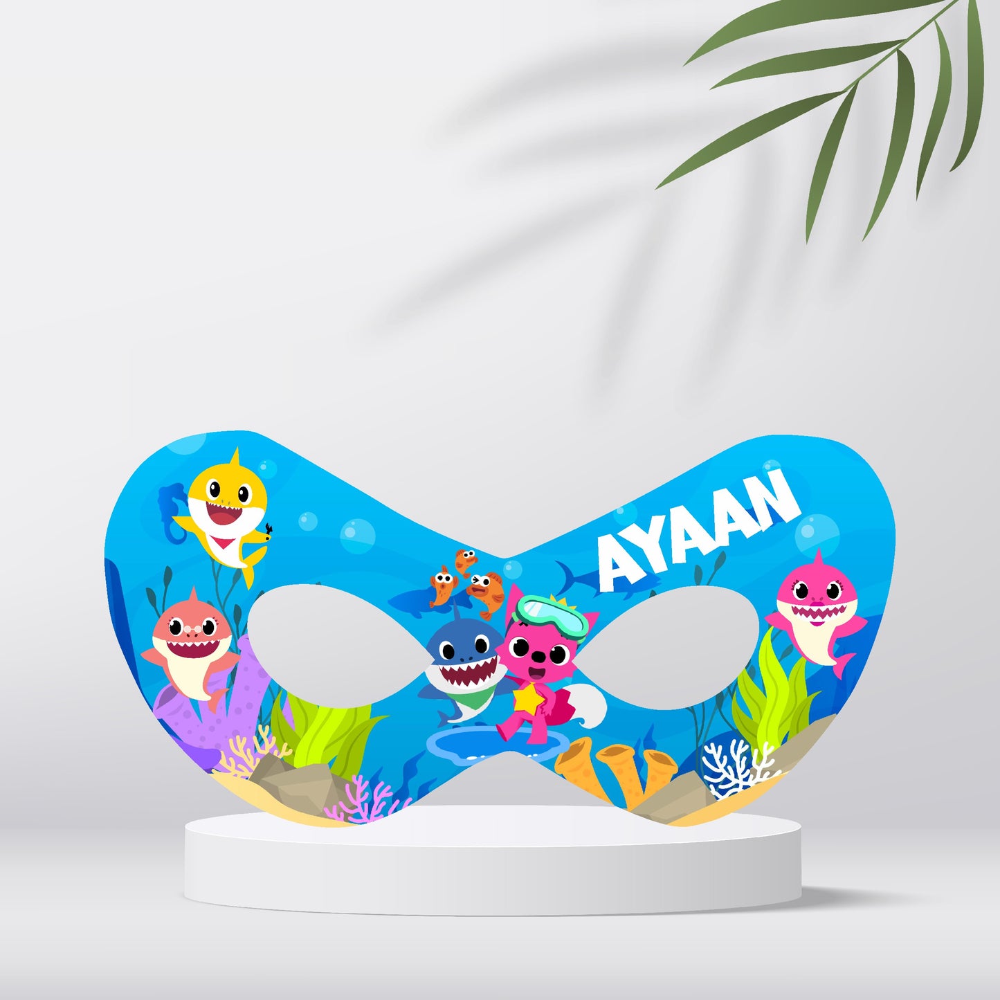 Baby Shark Theme Customized Eye Mask