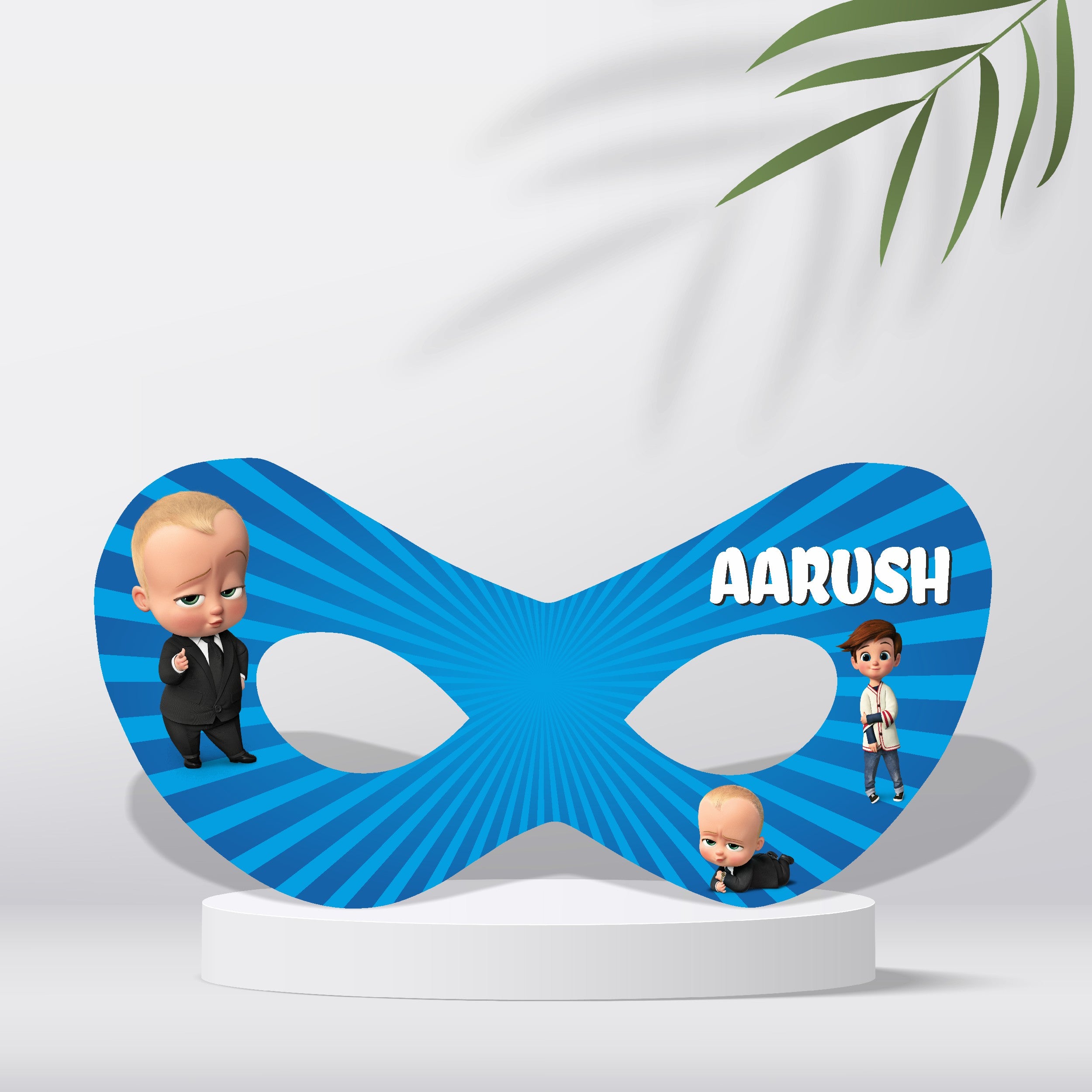 Boss Baby Theme Customized Eye Mask – Blu Party