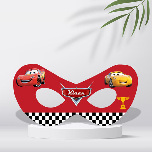 McQeen Car Theme Customized Eye Mask