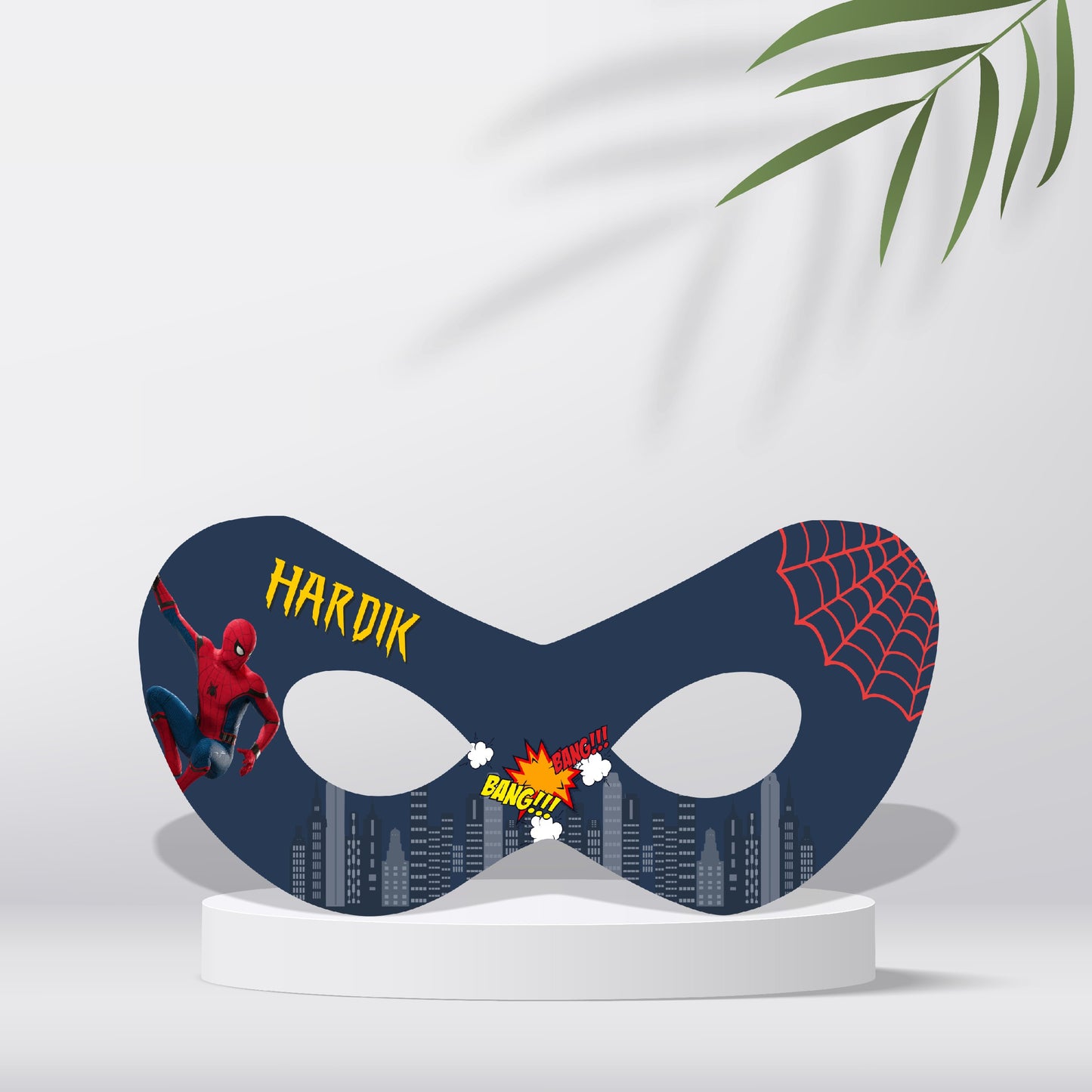 Spiderman Theme Customized Eye Mask