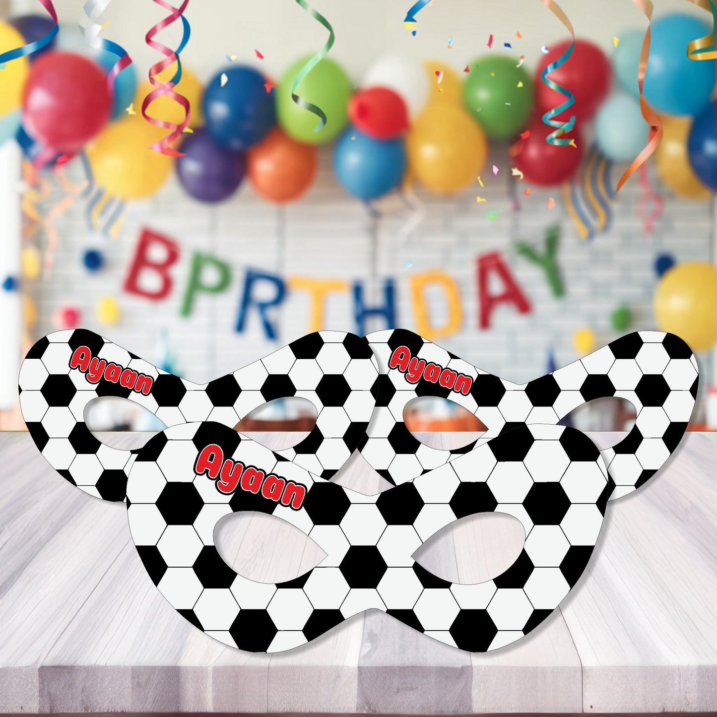 Football Theme Eye Mask