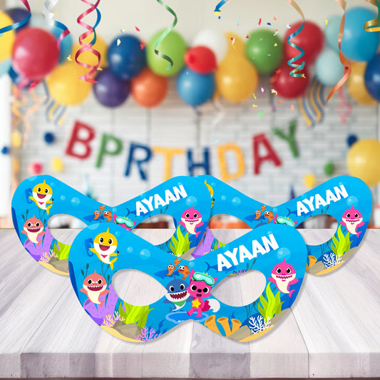 Baby Shark Theme Customized Eye Mask