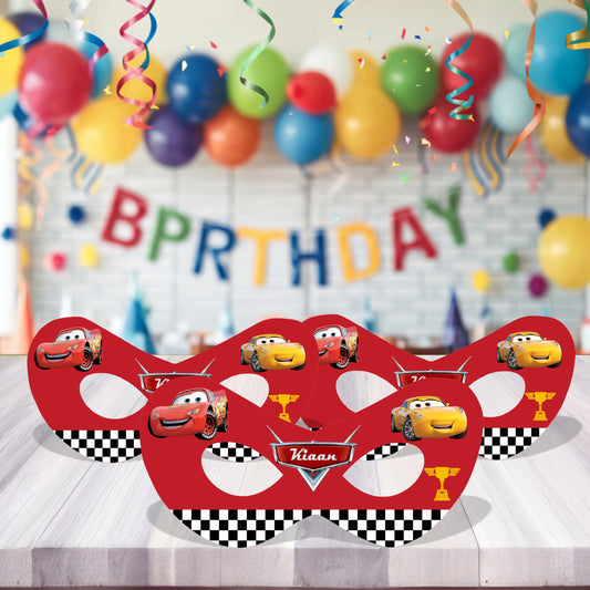 McQeen Car Theme Customized Eye Mask