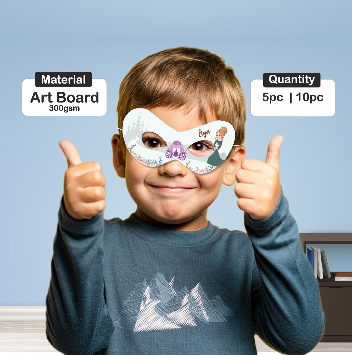 Princess Theme Customized Eye Mask