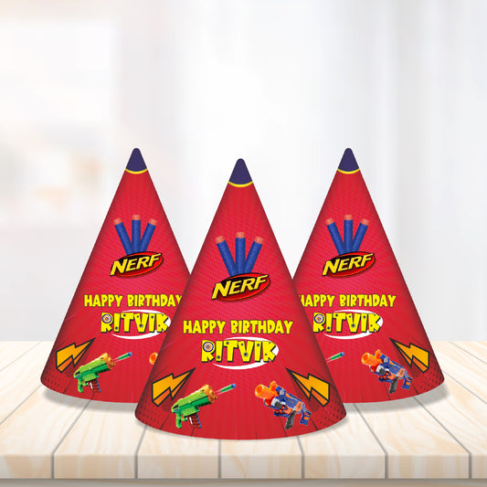 Nerf Gun Theme Personalized Hat