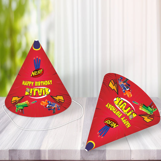 Nerf Gun Theme Personalized Hat