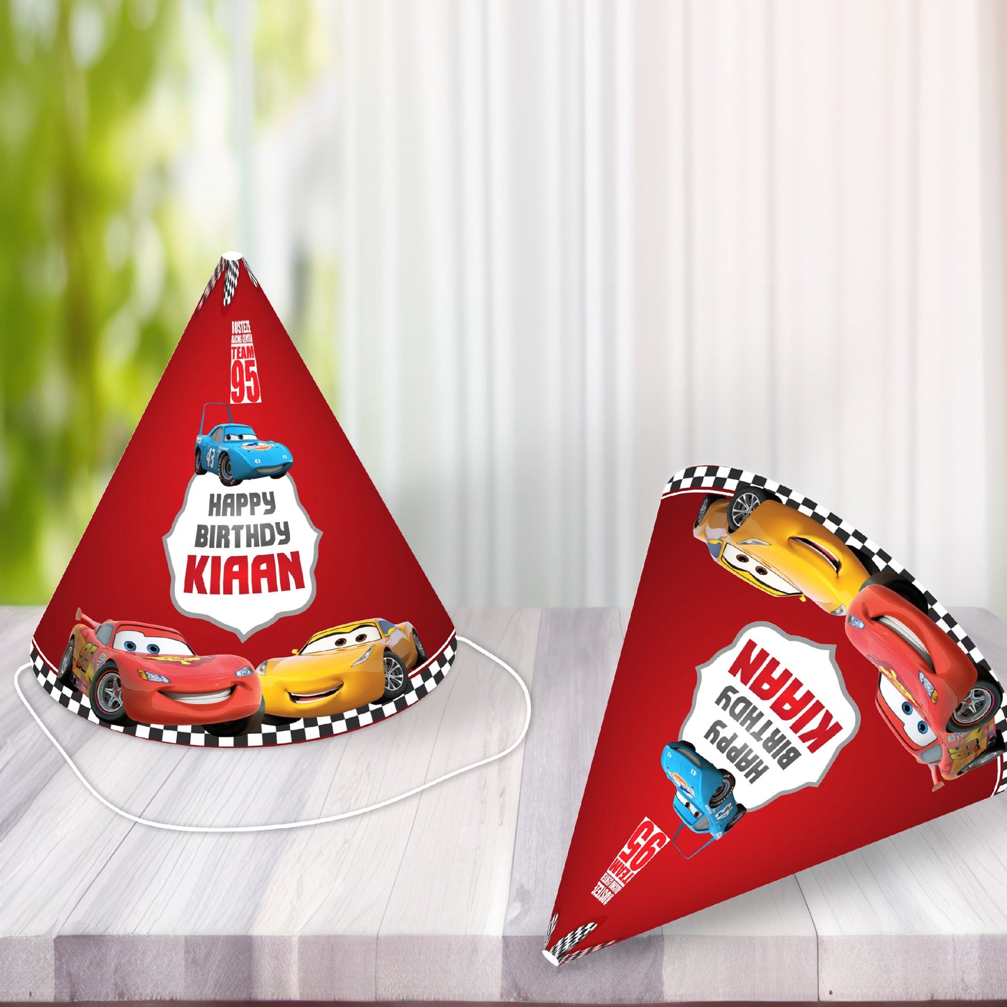 McQeen Car Theme Hat