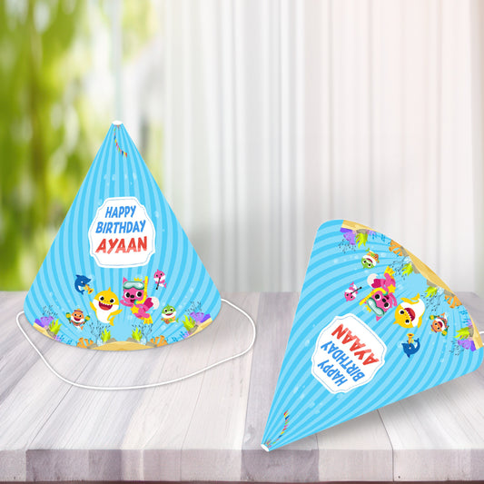 Baby Shark Theme Personalized Hat