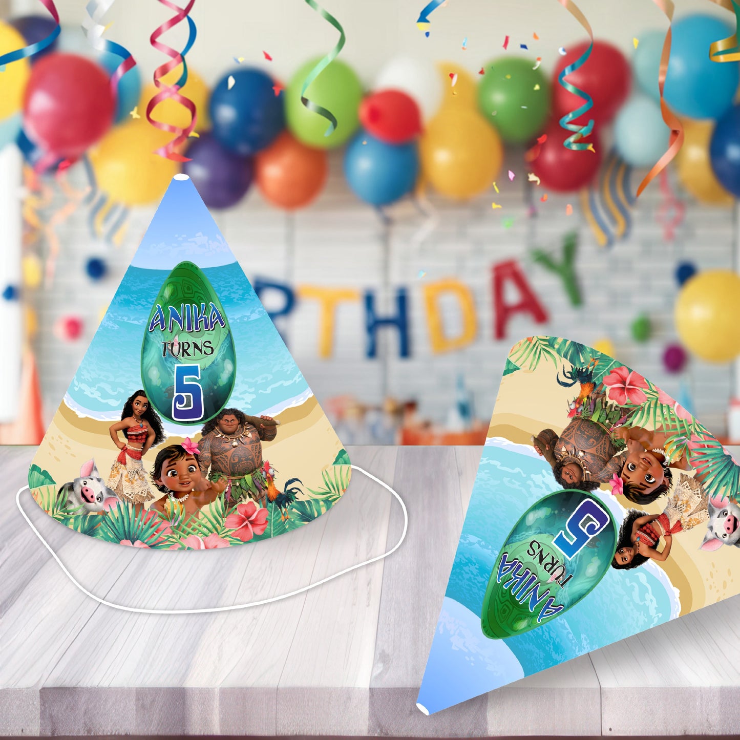 Moana Theme Personalized Hat