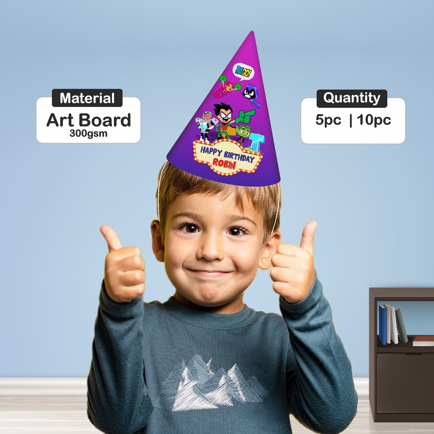 Teen Titans Theme Personalized Hat