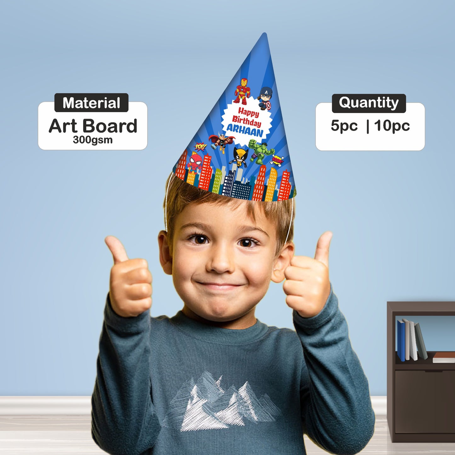 Avengers Theme Personalized Hat